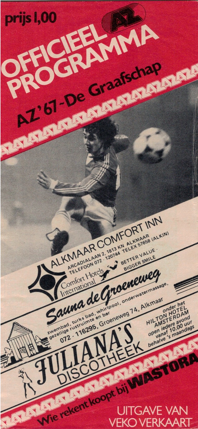 AZ Programma 8-mei-1982 De Graafschap thuis